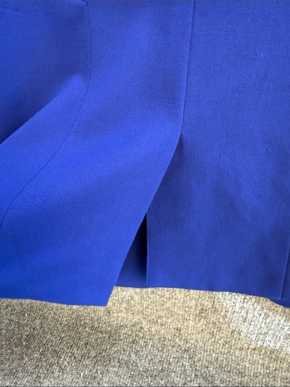New York & Company Cobalt Blue Single-Button Blazer Size 6 - Picture 6 of 10